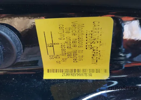 2017 Toyota Rav4 Xle from USA, damaged, VIN 2T3RFREV1HW615288